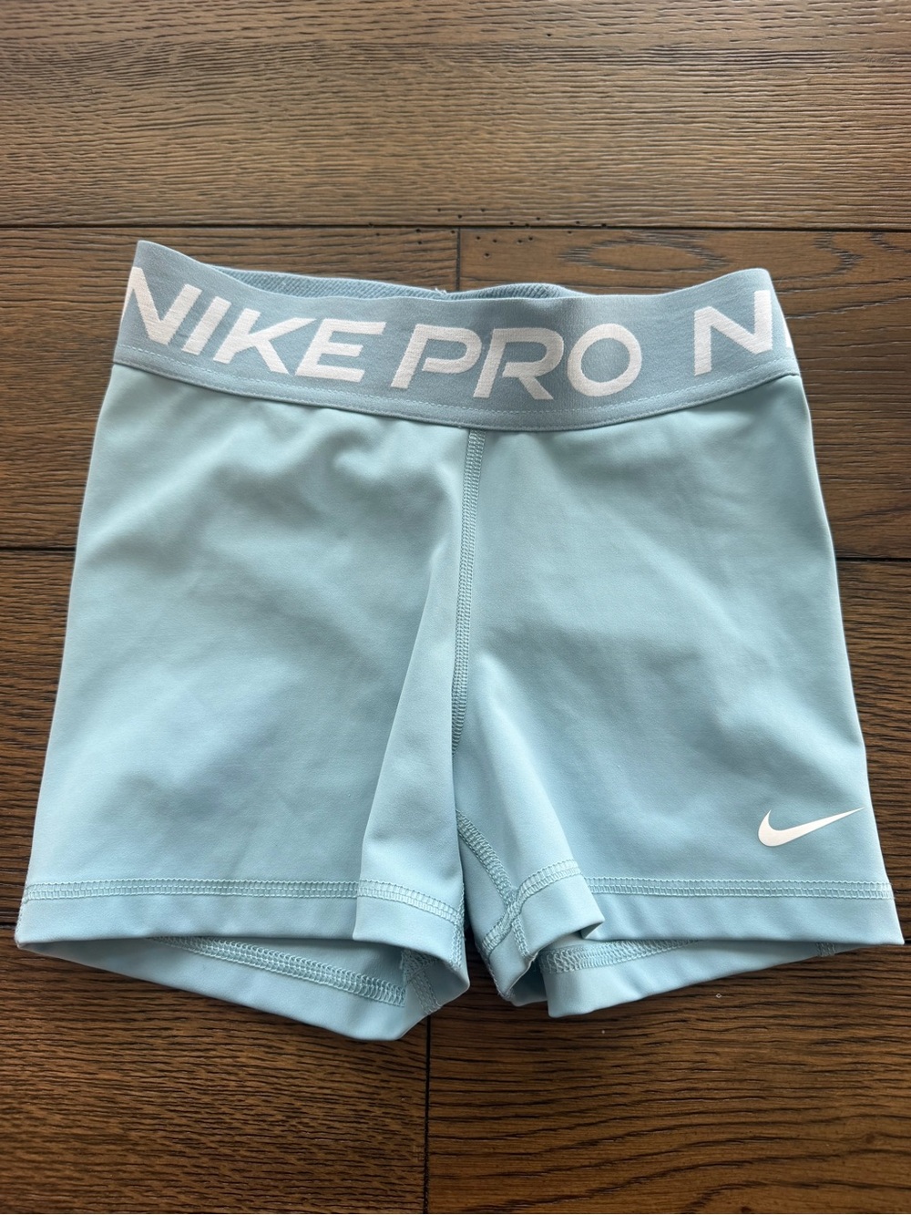 Nike Pro Women’s 3" Short Light Blue Aqua Compression Shorts XS CZ9857-494